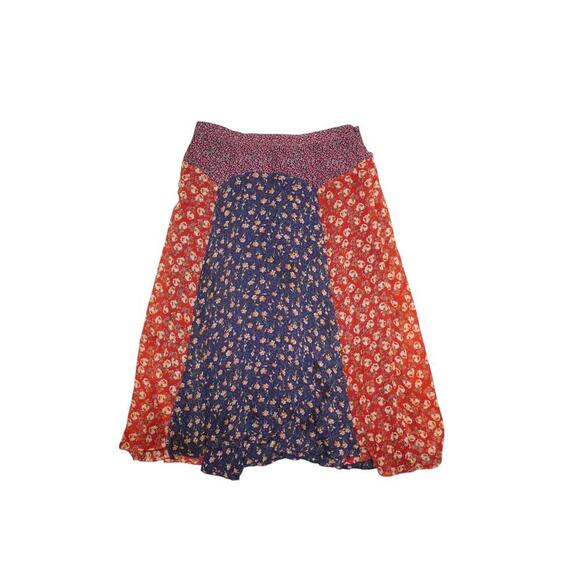 Meadow Rue by Anthropologie Mixed Floral Patchwork Skirt – Size 10 - Picture 4 of 9